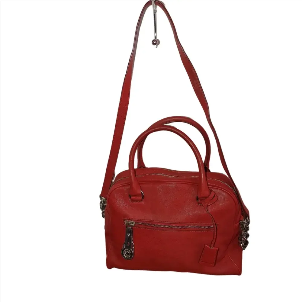 Michael Kors Knox Leather Satchel - Picture 1 of 8